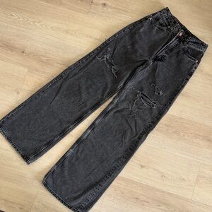H&M wide leg jeans